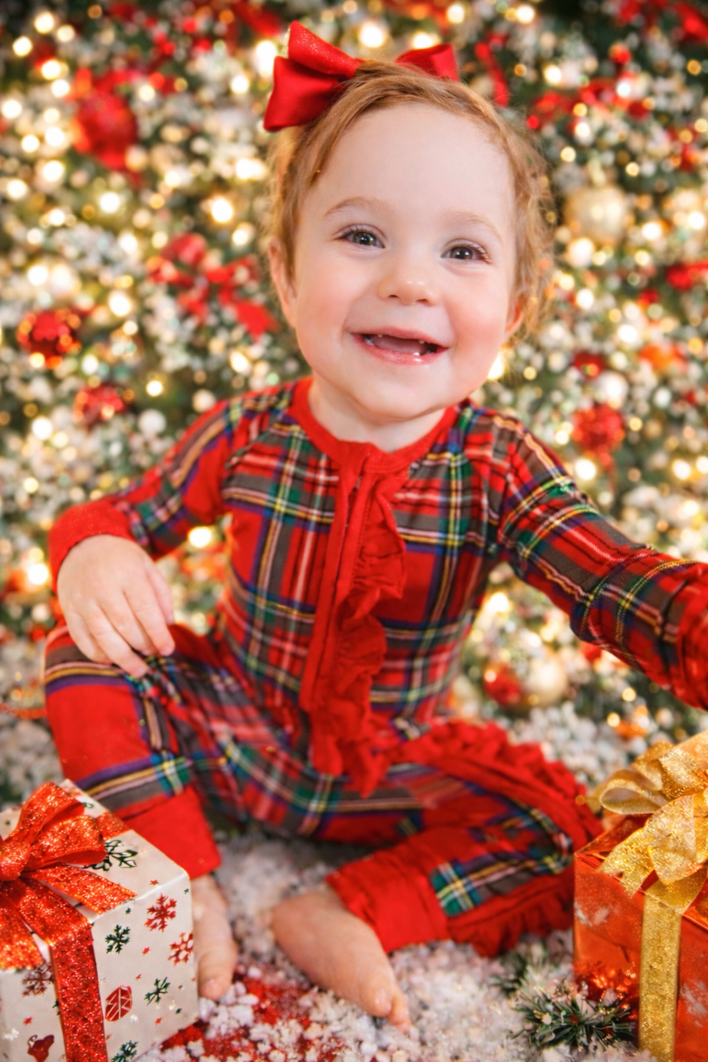 Red Plaid Bamboo Pajamas