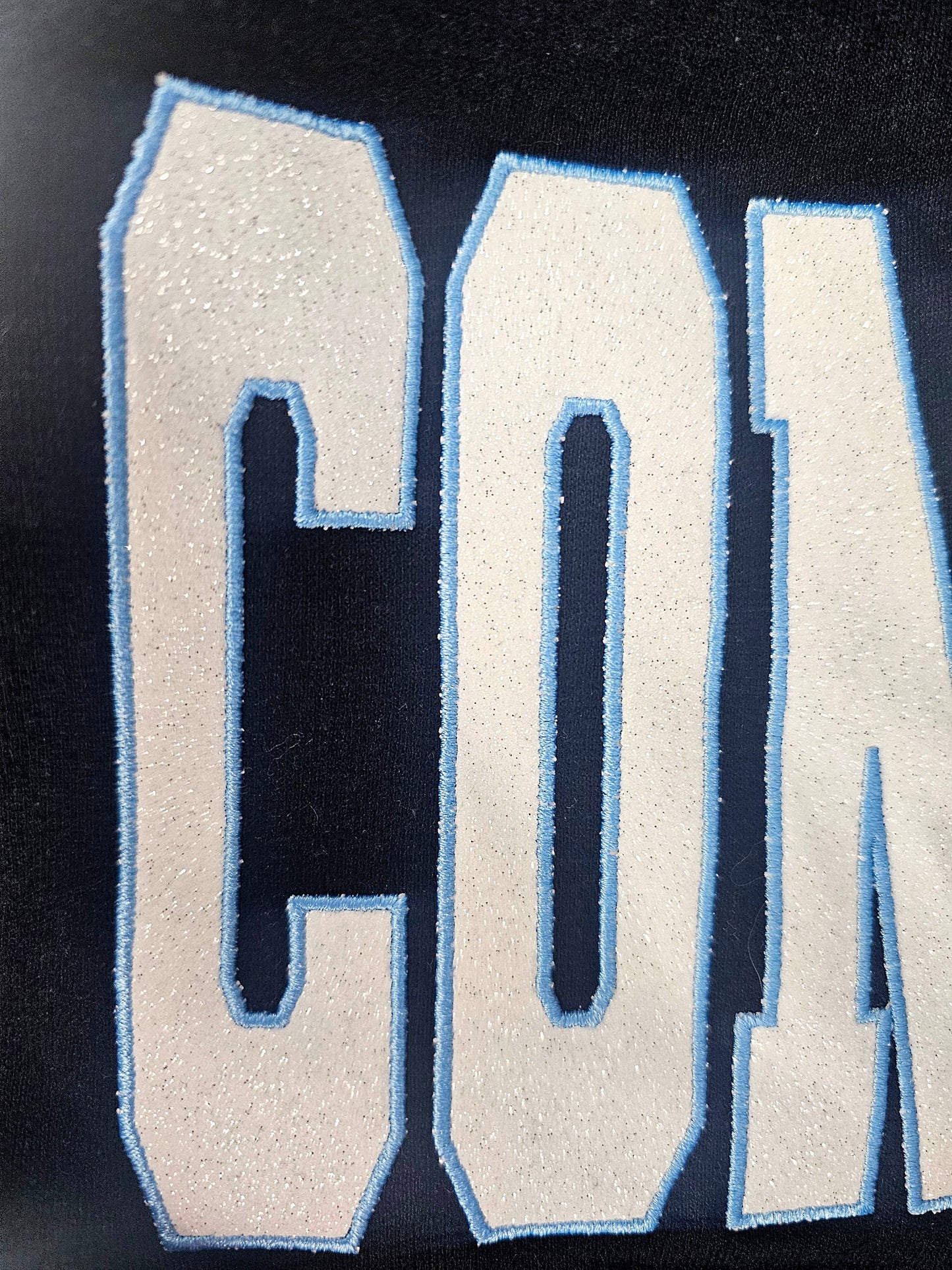 Glitter Embroidered Comets Sweatshirt