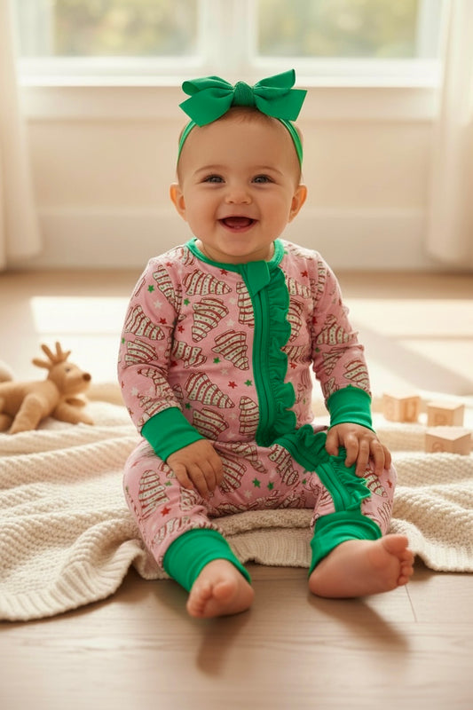 Christmas Tree Cake Bamboo Pajamas