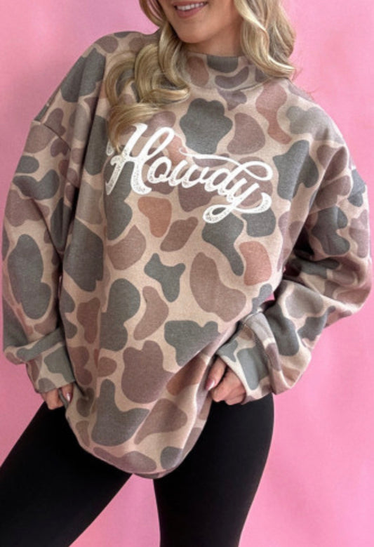 Howdy Camo Sweatshirt