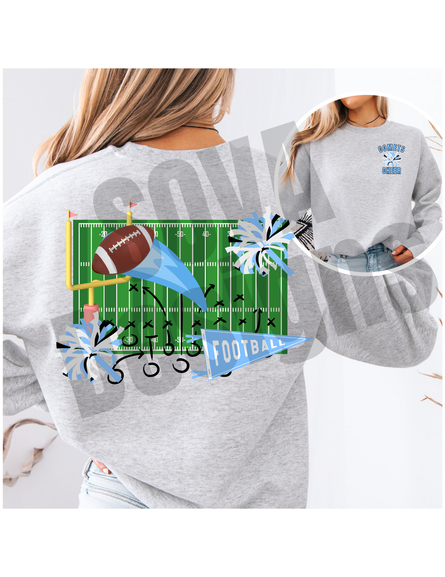 Blue and White Field Play Apparel