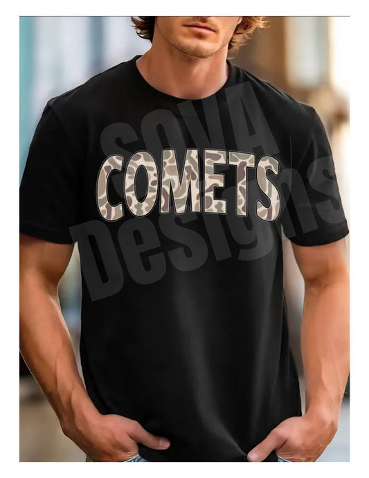 Camo Comets Apparel