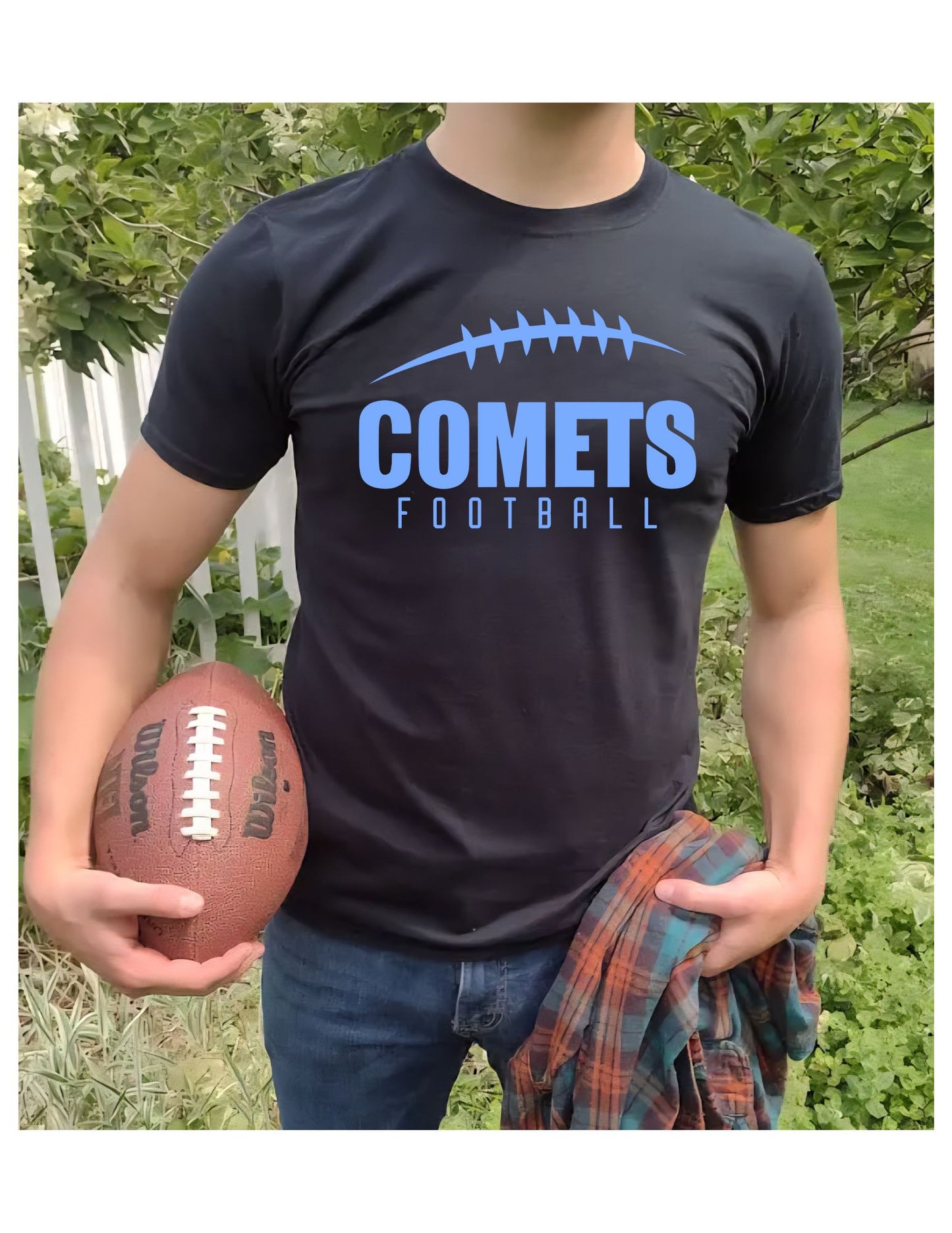 Comets Football Blue Apparel
