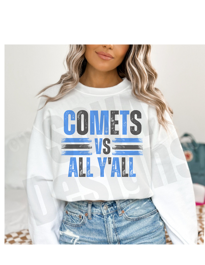 Comets VS All Y'all Apparel