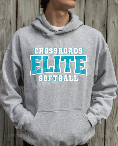 Crossroads Elite Softball - Teal and White