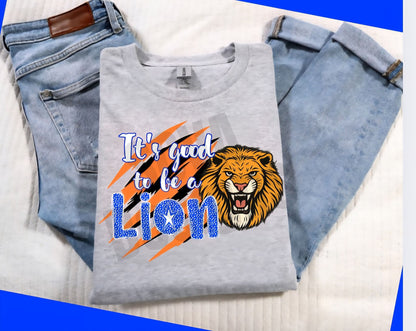 Good To Be A Lion Orange Apparel