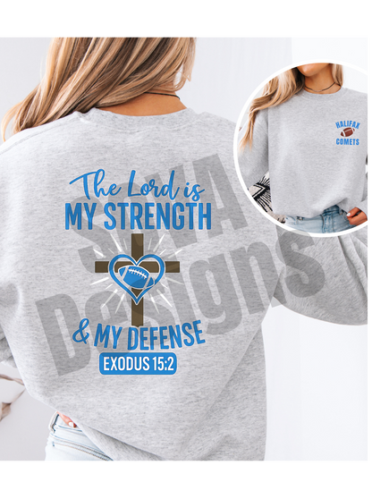 HC Comets Football The Lord Is My Strength Apparel
