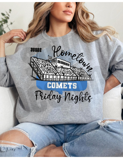 Hometown Friday Nights Comets Stadium Apparel