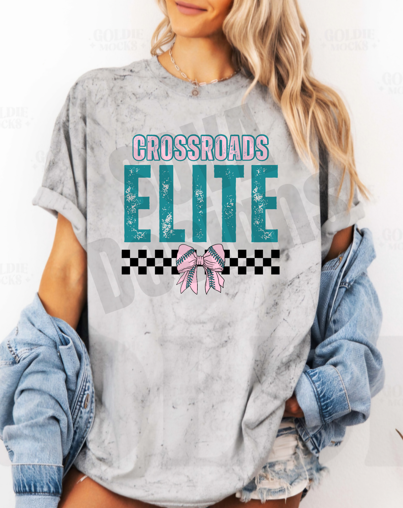 Crossroads Elite Softball Colorblast Checkered