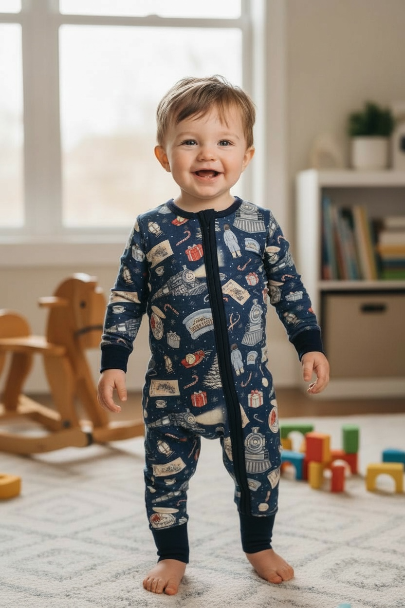Polar Express Bamboo Pajamas