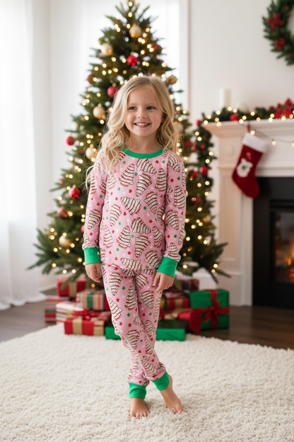 Christmas Tree Cake Bamboo Pajamas