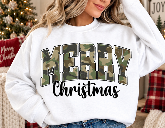 Camo Merry Christmas (with black)