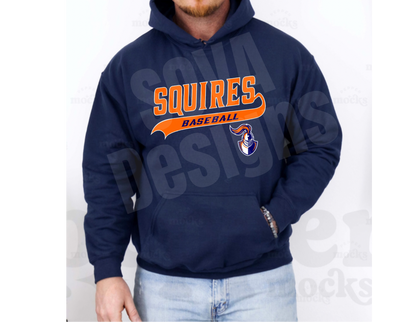 Squires Baseball Script Apparel