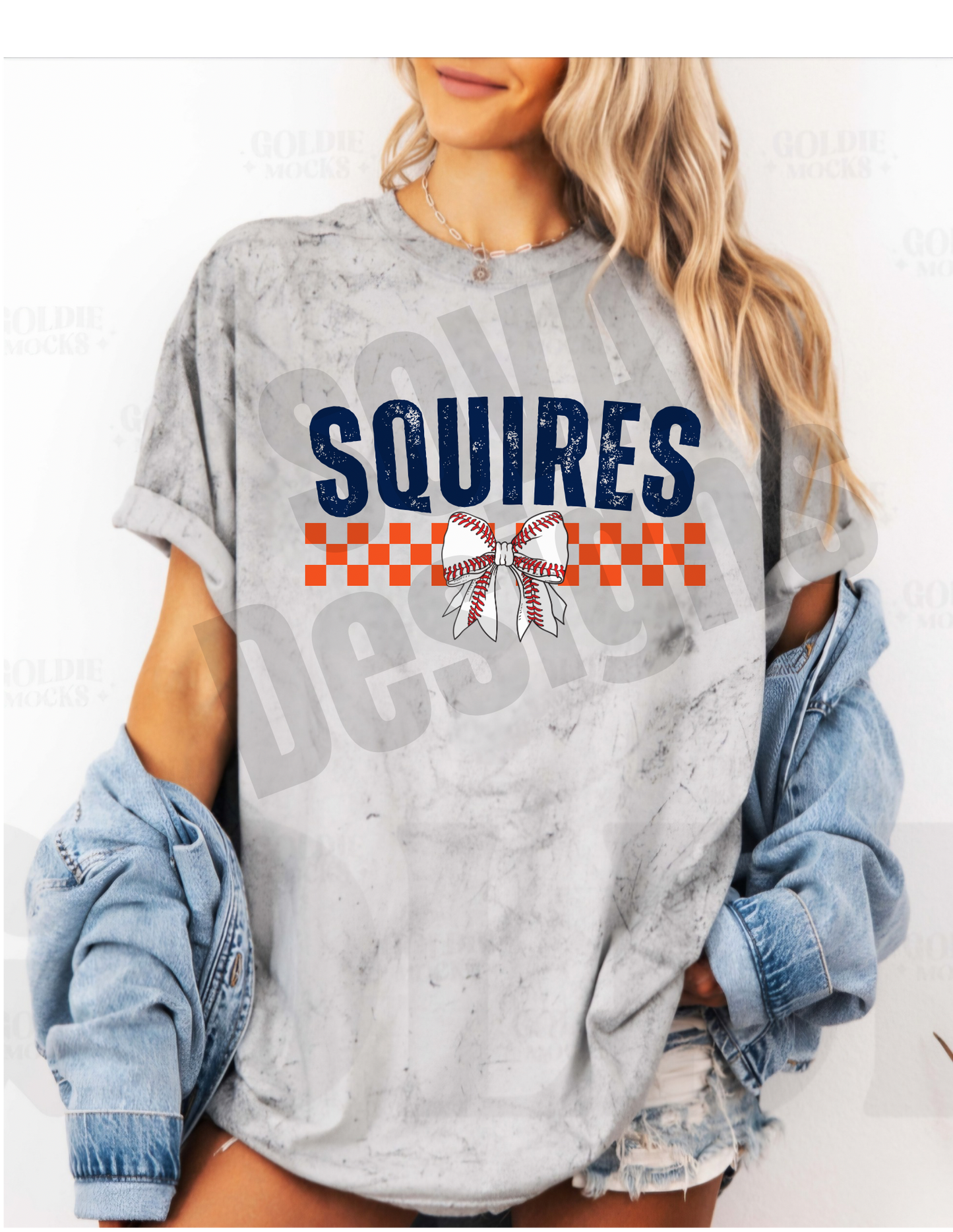 Squires Checkered Bow Apparel