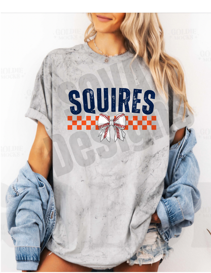 Squires Checkered Bow Apparel