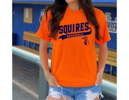 Squires Baseball Script Apparel