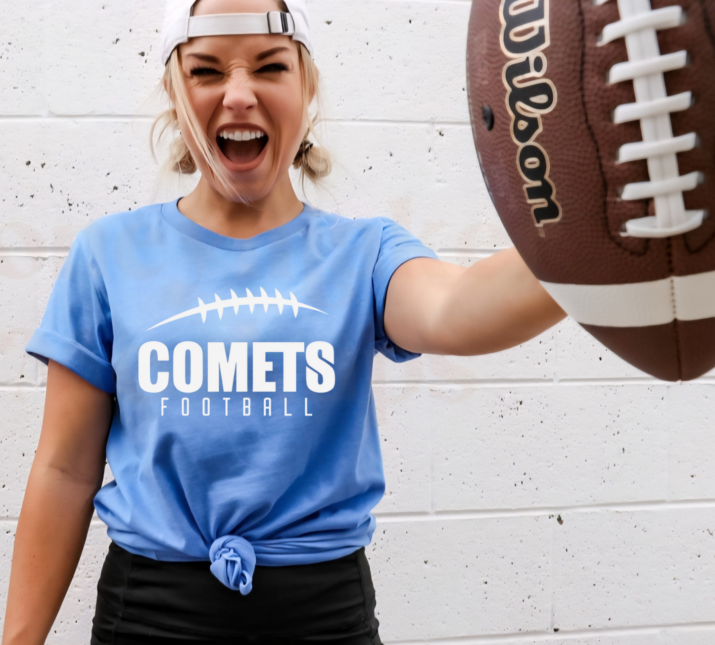 Comets Football - White Design